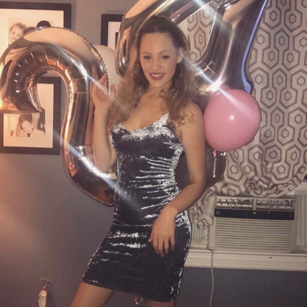 Purple Velvet Dress 💜